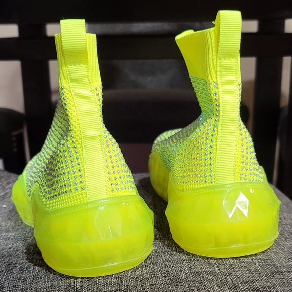 Neon Yellow/Green sneakers - Picture 3 of 4